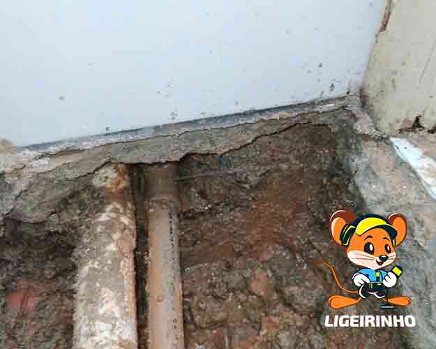 conserto de vazamento de água Ligeirinho