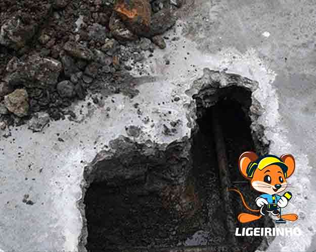 localização de infiltração de água de água Ipiranga