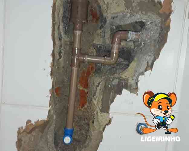 serviços de infiltração de vazamento de água