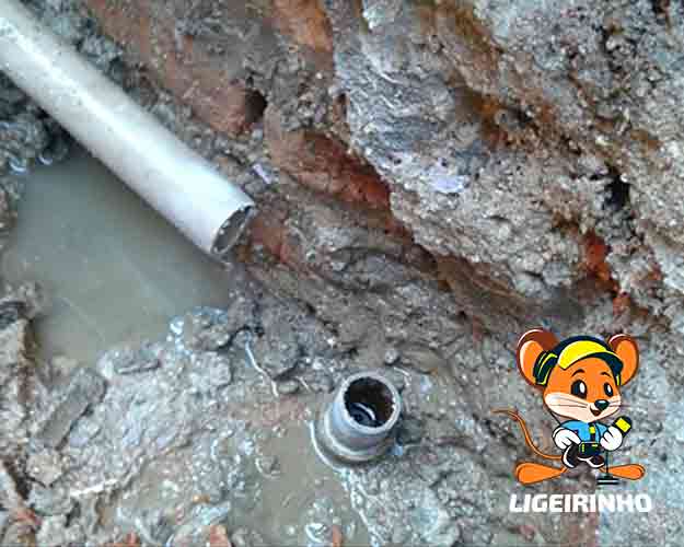 Conserto tecnico de vazamento de água Ligeirinho