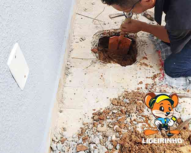 Manutenção de vazamento de água com laudo LG